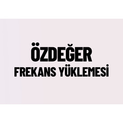 ÖZDEĞER FREKANS YÜKLEMESİ