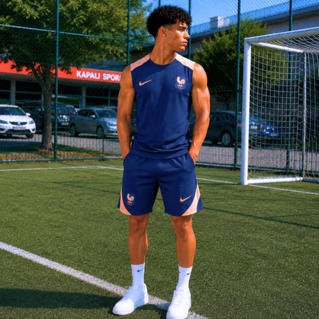 New Nike Fransa Sıfır Kol Üst Alt Takım