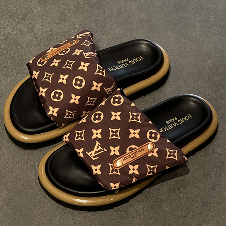 Louis Vuitton Women’s Leather Slides