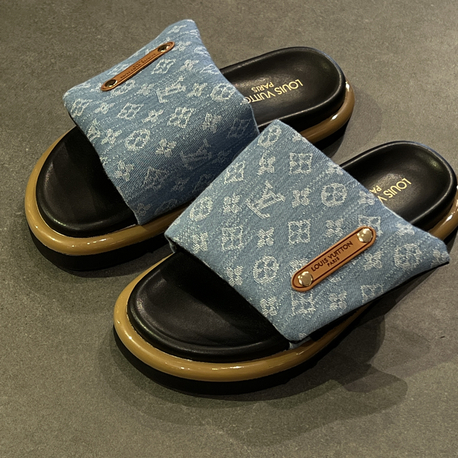 Louis Vuitton Women’s Leather Slides