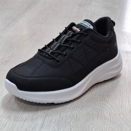 Conpax Unisex Spor Ayakkabı Siyah-Beyaz