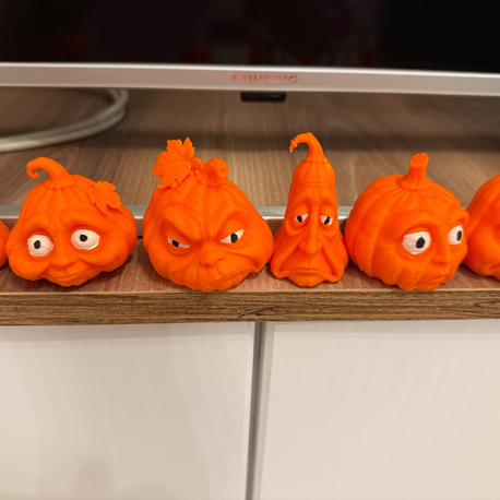 Halloween Balkabağı Figürleri | Karakterli 3D Baskı Dekor