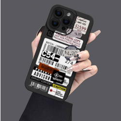 Nexus Store Apple iPhone Sticker Barkod Tasarımlı Glossy Telefon Kılıfı