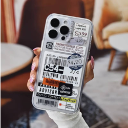 Nexus Store barkodlu şeffaf silikon kılıf