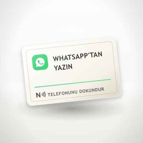 WhatsApp Mesaj NFC Kartı