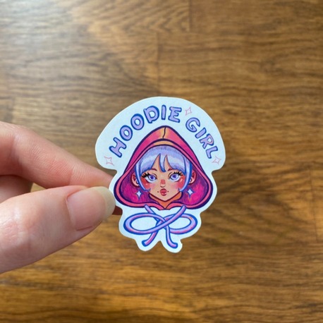 Hoodie Girl / Sticker