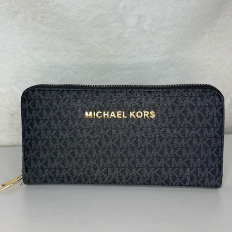 MICHAEL KORS LACİVERT RENK BÜYÜK BOY FERMUARLI CÜZDAN