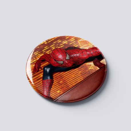 SPIDERMAN ROZET BUTON MAGNET 5 ADET