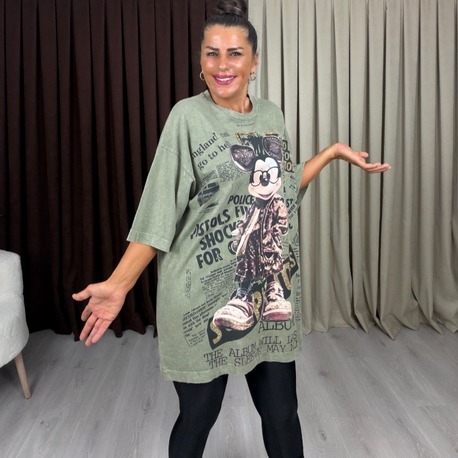 Rovin Miki T-Shirt Yeşil