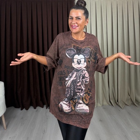 Rovin Miki T-Shirt Kahve