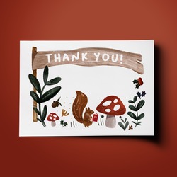  Kart Baskı | 'Thank You' 