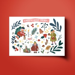 Kart Baskı | 'New Year Eve'