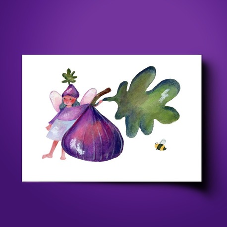 Kart Baskı Set | 'Fairies-Fruits'
