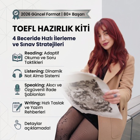 TOEFL 2026: FULL Yeni Versiyon Hazırlık Kiti