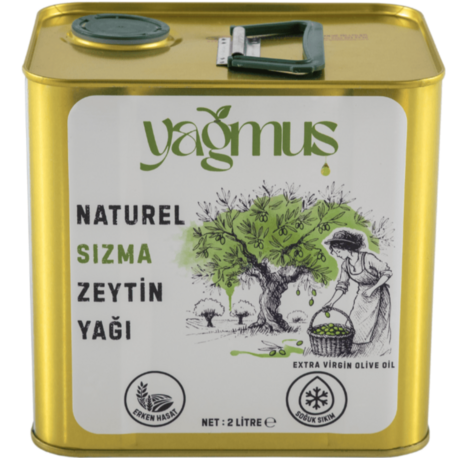 Yağmuş Erken Hasat Soğuk Sıkım Naturel Sızma Zeytinyağı (2L)