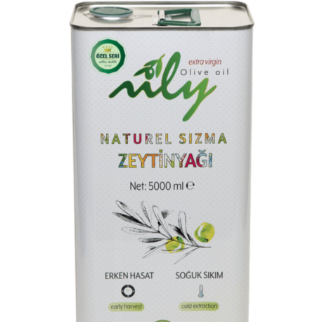Nily Özel Seri Soğuk Sıkım Naturel Sızma Zeytinyağı (5 L)