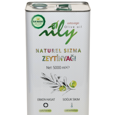 Nily Ilk Hasat Soğuk Sıkım Naturel Sızma Zeytinyağı (5L)
