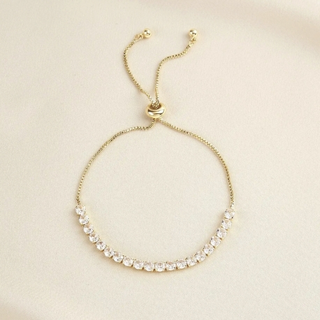 Çelik Su Yolu Prenses Bileklik Asansörlü Gold