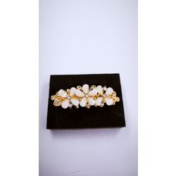 Çiçek Toka - Beyaz