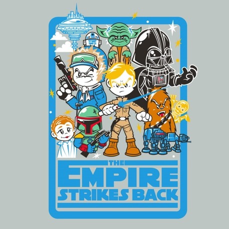 Star Wars x Super7 Cute Strikes Back T-Shirt (Large)