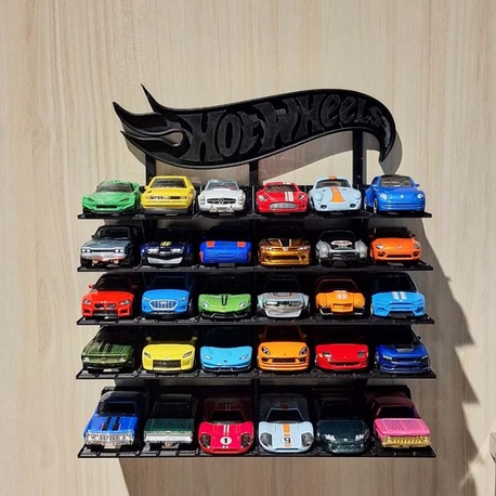 Hot Wheels 30'lu araba rafı