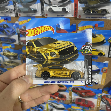 Hotwheels  2018 BENTLEY CONTINENTAL GT3 3+ Resimli Kişiye Özel