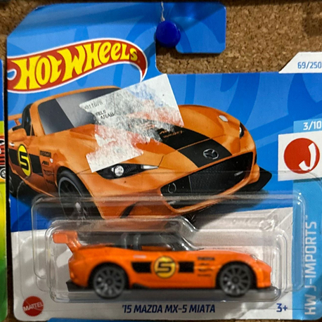 Hotwheels 15 MAZDA MX-5 MIATA hot wheels Resimli Kişiye Özel