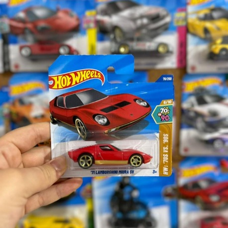 Hotwheels LAMBORGHINI MIURA SV Resimli Kişiye Özel
