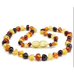 MULTİCOLOR KEHRİBAR BEBEK DİŞ KOLYESİ