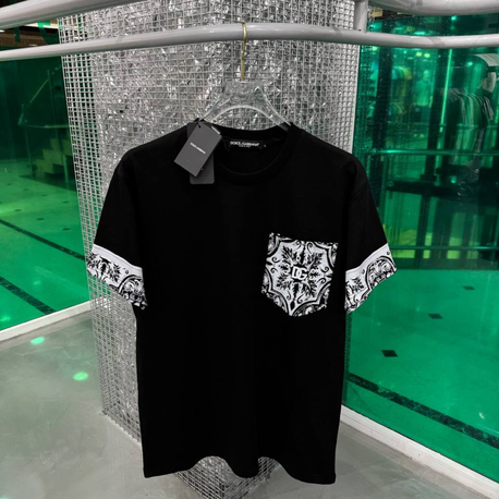 DOLCE&GABBANA Cepli Tasarım T-shirt Siyah