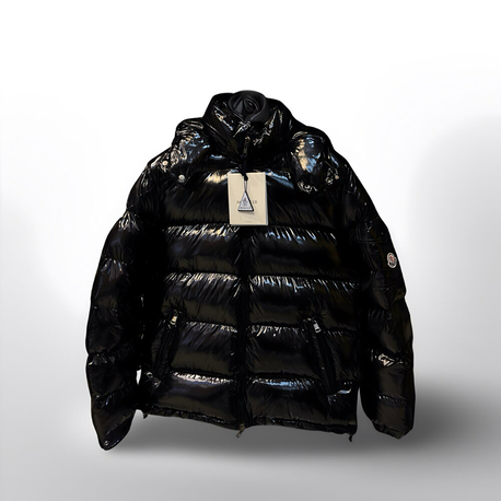MONCLER Maya Kaz Tüyü Parlak Mont