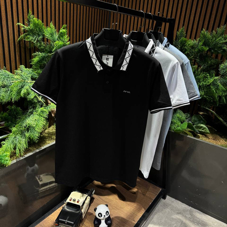 AVVA  Polo Yaka T-shirt Siyah