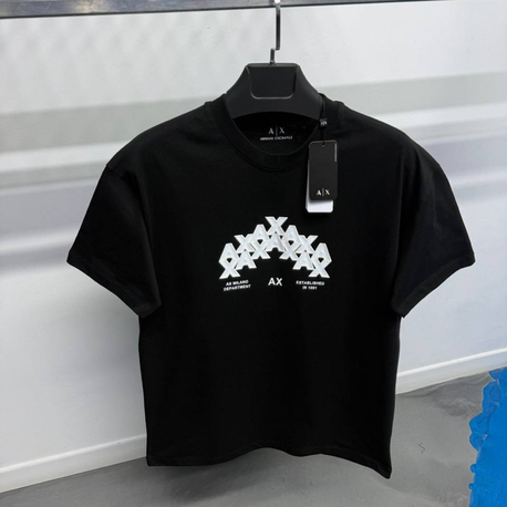 ARMANI EXCHANGE AX Logo T-shirt Siyah 