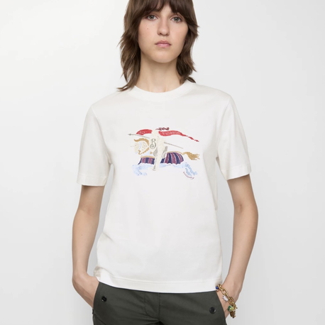 BURBERRY Arma T-shirt Beyaz 