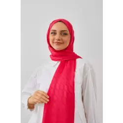 İpeksi Jakar Su Yolu Desen Pembe Şal 