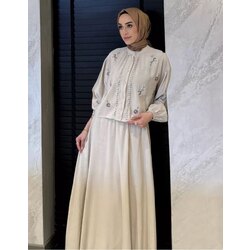 TAŞ İŞLEMELİ ETEKLİ TAKIM
