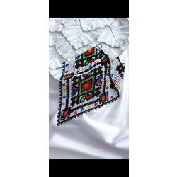 ethnic shawl necklace
