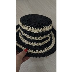 Siyah krem şapka 