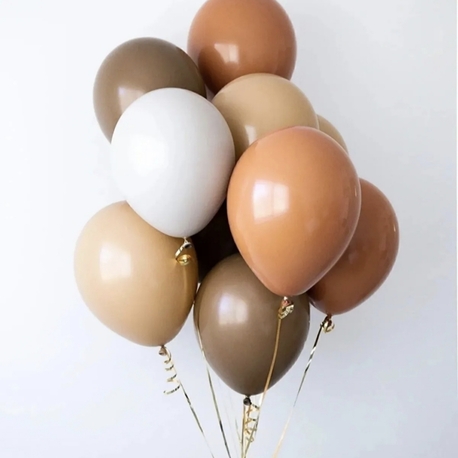 10' lu retro balon set ( 12 inc)