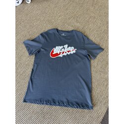 Ön Büyük Baskı T-Shirt - Gri (2166)