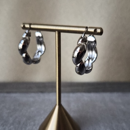 Silver Halka Küpe