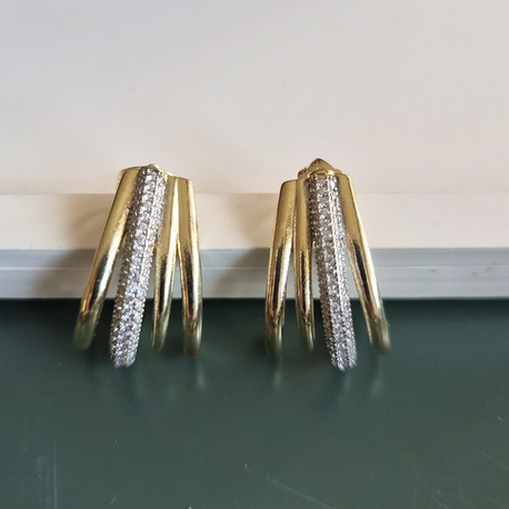Çelik 14k küpe