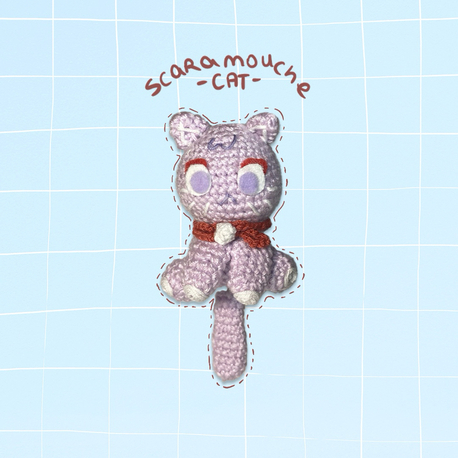 scaramouche cat anahtarlık | ön sipariş