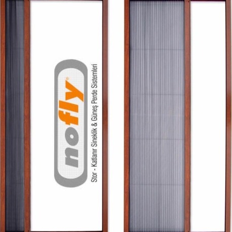Nofly yatay çalışır en 60-100 * boy 130-180 boyalı  renkli Sineklik