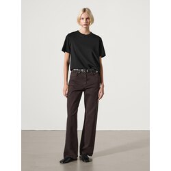 Massimo Dutti Basic Siyah Tişört