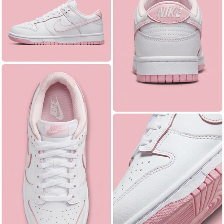 Nike Dunk Pembe-Beyaz (36-40)
