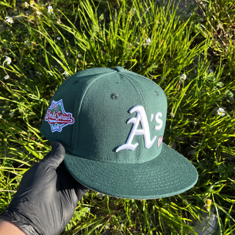Oakland Athletics Team Heart Fitted Cap
