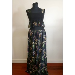 Flores Çiçekli Bluz ve Pantalonu