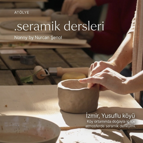  12 Saatlik Temel Seramik Eğitimi ( 4 Hafta / Malzeme Dahil ) 