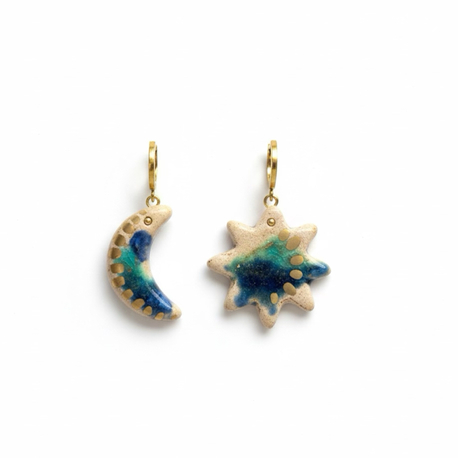 Celestial Seramik Küpe—CL01